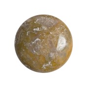 Cabochon rotondo in vetro di Puca® 18 mm - Frost Parma New Picasso x1