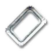 Castone PureCrystal 4627 mm. 27x18,5 argentato