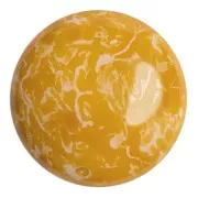 Cabochon rotondo in vetro di Puca® 25 mm - Frost Sweet Pink Travertin x1