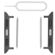 Chiusure magnetiche per Apple Watch Band 22 mm in acciaio inox 304 Nero