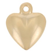 Ciondolo a cuore 12x10 mm - Gold filled x1