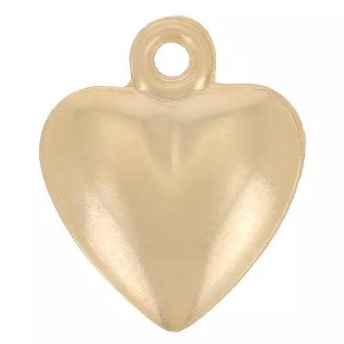 Ciondolo a cuore 12x10 mm - Gold filled x1