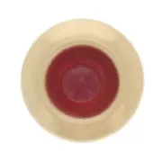 Elemento rotondo da incollare 10 mm per cabochon 3 mm - Gold filled x1