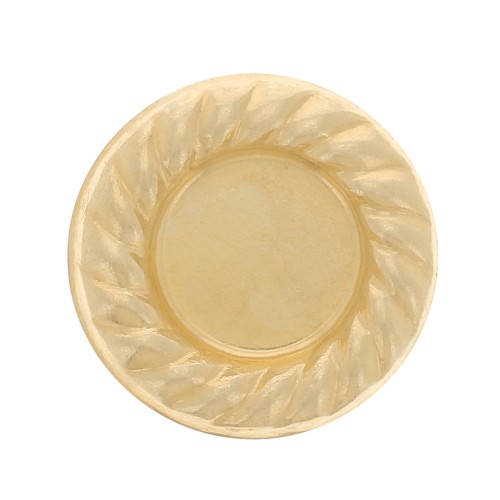 Elemento rotond 9 mm da incollare per cabochon da 5 mm - Gold filled x1