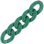 Maglia ovale ritorta in acrilico 29x21 mm - Verde scuro x1|raw }}