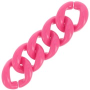 Maglia ovale ritorta in acrilico 21x18 mm - Rosa confetto x1|raw }}