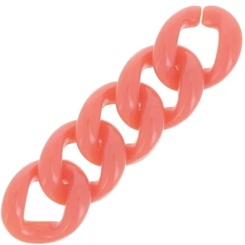 Maglia acrilica ovale ritorta 21x18 mm - Brick x1