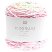 Cotone Ricorumi Spin Spin di Rico Design per Amigurumi - Arcobaleno pastello x50g|raw }}