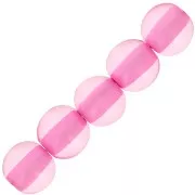 Perline di resina trasparente 6 mm - Rosa x10