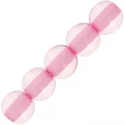 Perle di resina trasparente 6 mm - Rosa chiaro x10