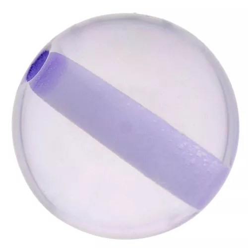 Perla di resina trasparente 10 mm - Lavanda x1