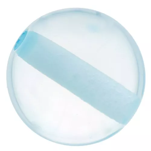 Perla di resina trasparente 10 mm - Blu ghiaccio x1