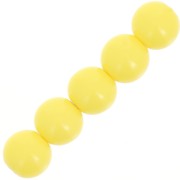 Perle di resina opaca 6 mm - Giallo sole x10|raw }}