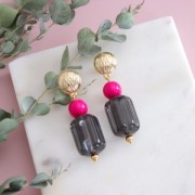 Perlina di resina opaca 12 mm - Terracotta x1