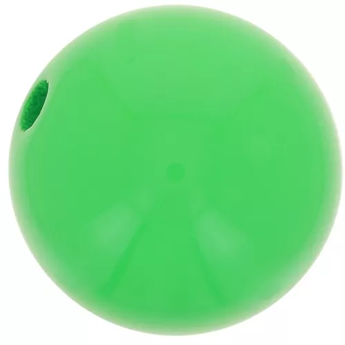 Perla di resina opaca 14 mm - Verde prateria x1