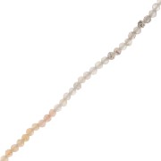 Perline sfaccettate rotonde da 2 mm in pietra semipreziosa - Mix di Peach Moonstone x36cm|raw }}