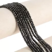 Perline sfaccettate rotonde appiattite 4x3 mm - Spinelle x36cm