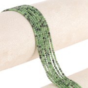 Perline rotonde da 2 mm in pietra semipreziosa - Rubis Zoisite x39cm