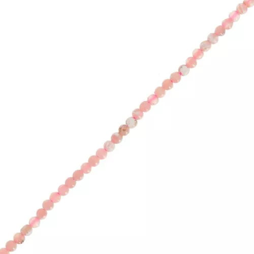 Perline rotonde da 2 mm in pietra semipreziosa - Thulite x39cm