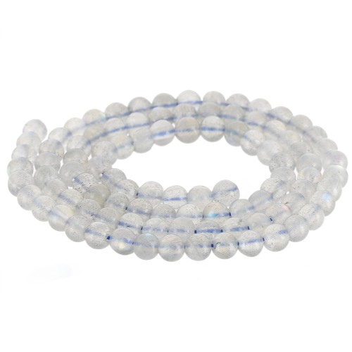 Perline rotonde da 4 mm in pietra semipreziosa - Labradorite x39cm