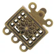 Chiusura 3 fili mm. 10 bronzo x2