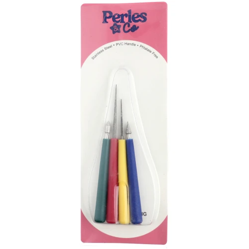 Set di 4 alesatori manuali per perle - punte diamantate x1