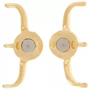 Cymbal chiusura magnetica per perline Delica 11/0 30x18mm Souda III oro fino