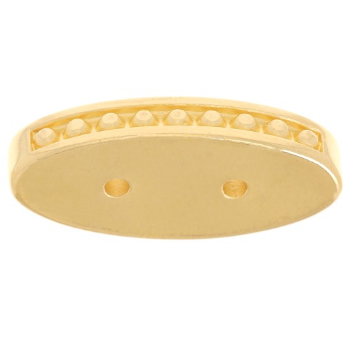 Cymbal - Connettore per perline Carrier Bead 21x9.5 mm Lalaria - Dorato oro fino
