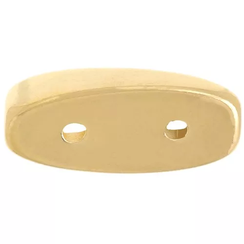Cymbal - Connettore per perline Carrier Bead 17x8 mm Maratha -Dorato oro fino