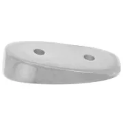 Cymbal - Connecteur pour perles Carrier 17x8 mm Maratha - Placcato argento antico