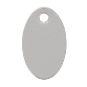 Ciondoli ovali 10x6 mm - Acciaio inossidabile 304 x4