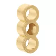 Pulsante 13x4,5 mm per cavi 3 x 3 mm - dorato oro fino x1