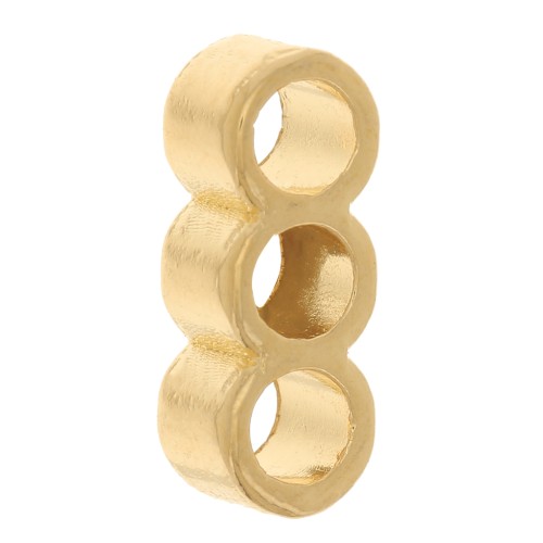 Pulsante 13x4,5 mm per cavi 3 x 3 mm - dorato oro fino x1