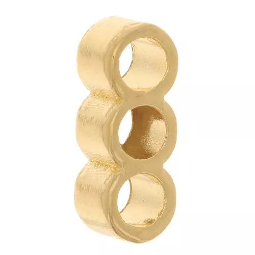 Pulsante 13x4,5 mm per cavi 3 x 3 mm - dorato oro fino x1