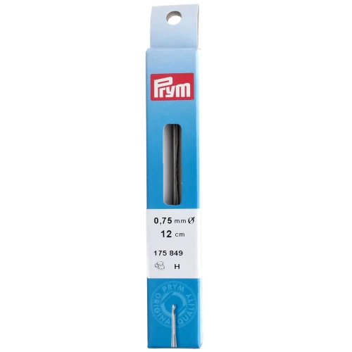 Gancio da 12 cm per seta e cotone - 0,75 mm - Acciaio inox x1
