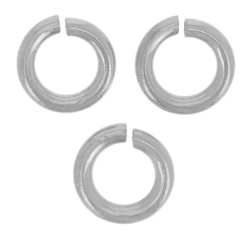 Anelli aperti 5x1 mm - Acciaio inox 316L x25