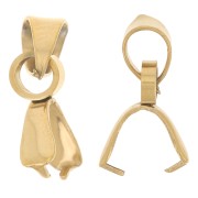 Ganci per pendenti da 14 mm - Acciaio inossidabile dorato 304 x5|raw }}