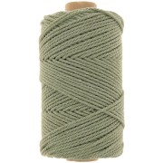 Bobina di cotone macramè da 2 mm - Verde avocado x100 m|raw }}