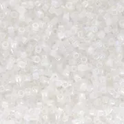 Miyuki Delica 11/0 DB0222 - Opale bianco AB - Confezione da 100 g