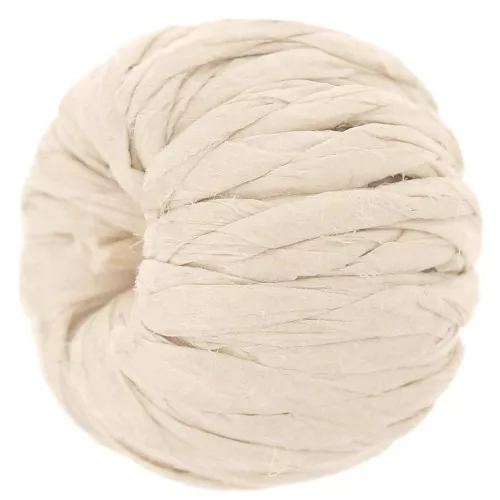 Perlina rotonda in rafia 15 mm - Beige x1