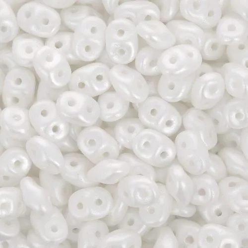 SuperDuo mm. 2.5x5 Pearl Coat Snow x10g
