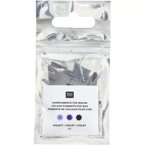 Pigmenti colorati per cera di candela - Rico design - Viola x5g