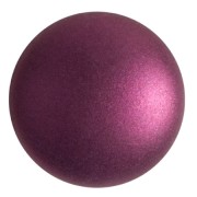 Cabochon rotondo in vetro di Puca® 25 mm - Chatoyant Burgundy x1