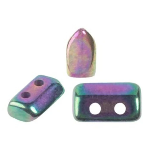 Perle in vetro Piros® di Puca® 2x5 mm - Red Iris x10g
