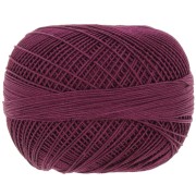 Filato di cotone Lizbeth misura 20 - Burgundy n°672 x192m