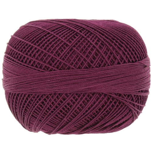 Filato di cotone Lizbeth misura 20 - Burgundy n°672 x192m