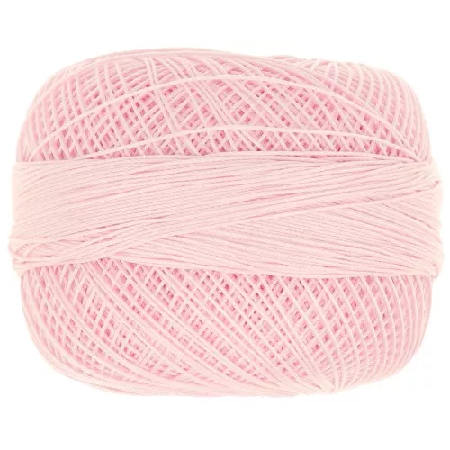 Filato di cotone Lizbeth misura 20 - Baby Pink n°619 x192m