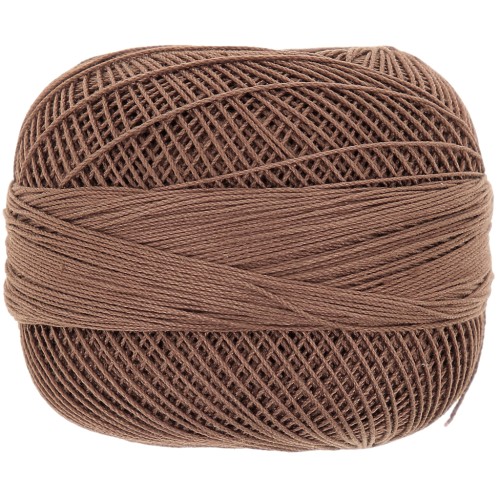 Filato di cotone Lizbeth misura 20 - Fudge Medium n°698 x192m