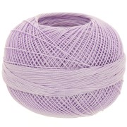 Filato di cotone Lizbeth misura 20 - Light Purple Iris n°646 x192m
