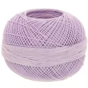 Filato di cotone Lizbeth misura 20 - Light Purple Iris n°646 x192m